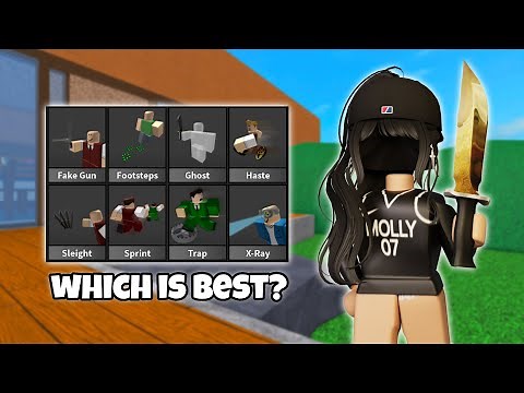 I TESTED OUT EVERY SINGLE PERK IN MM2... (Murder Mystery 2)