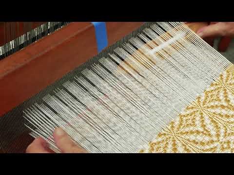Artist at Work: Weaving on a Counterbalance Floor Loom with Bruce Mullins