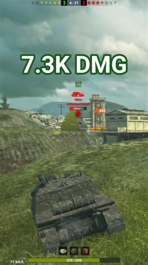 NC 70 Blyskawica | 4 KILLS & 7.3K DMG | #worldoftanksblitz #танкблиц #wotblitz #tanksblitz #shorts