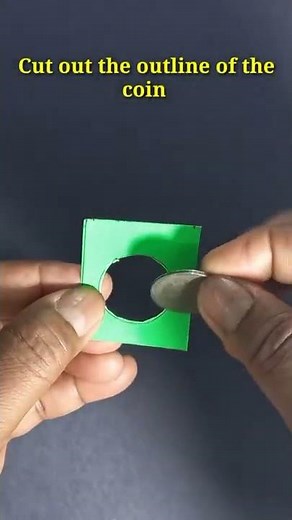 How to make a coin folder : full tutorial #shorts