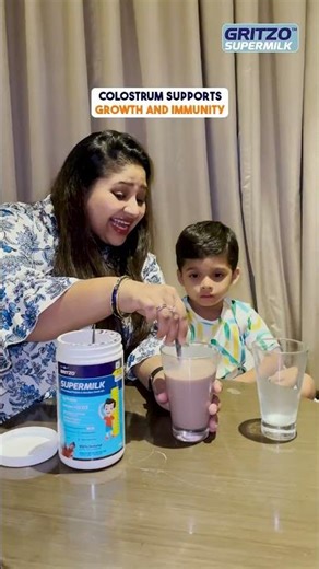 My Son's Journey with GRITZO Supermilk #shorts #gritzo #trendingshorts #shraddhasvish