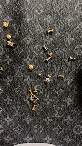 Handmade rivet for bag repair all available at mingdesignerfabric #custom #sewing #custom #carupholstery #fabricstore #leather #crafts #DIY #handmadeaccessory | Mingfabricstore