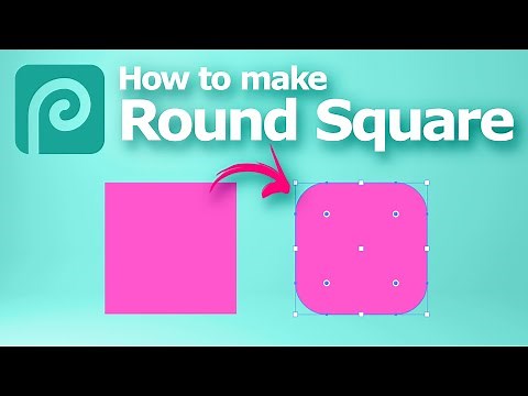 How to make a rounded square in Photopea