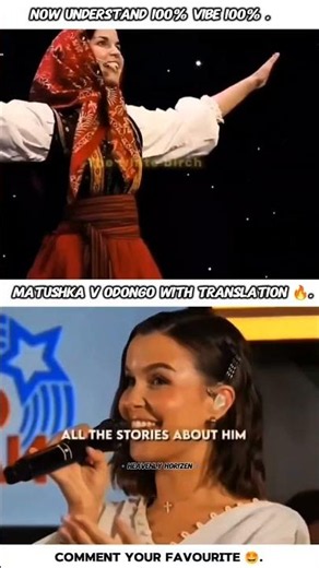 Matushka and Odongo 🔥 Tatiana Kurtukova live performance with lyrics translation 💯 #viral