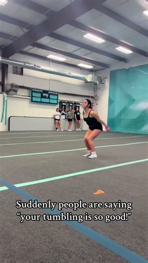 Definitely have come a long way !! #cheer #tumbling #powertumbling