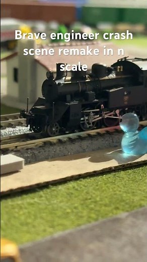 The brave engineer remake in N scale #trending #caseyjones #trains #modeltrains #1950s ￼