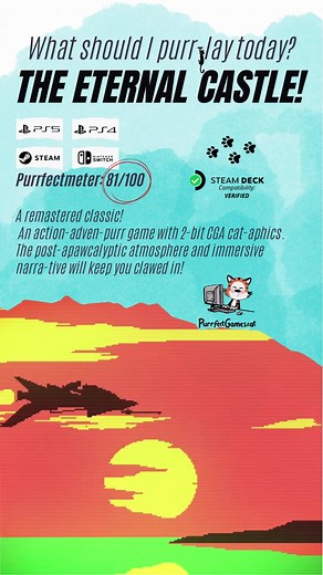 The Eternal Castle [REMASTERED] - Purrfect Review! https://store.steampowered.com/app/963450/The_Eternal_Castle_REMASTERED/ #TheEternalCastle #retrogames #steam #steamdeck #review #gamereviews #videogames #gamer #gamergirl #gamers #games #gamingontiktok #gamestiktok #purrfectgames #whattoplaychallenge #whatshouldipurrlaytoday #indiegames #indiegame
