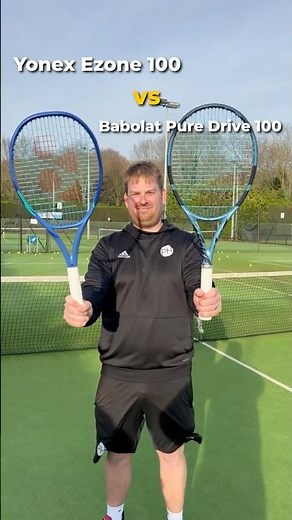 Babolat Pure Drive 100 vs Yonex Ezone 100 #tennis #tennisracket #tennisgear #tennisplayer