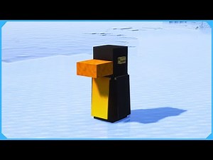 How to Build a Penguin Statue in Minecraft - Minecraft Builds