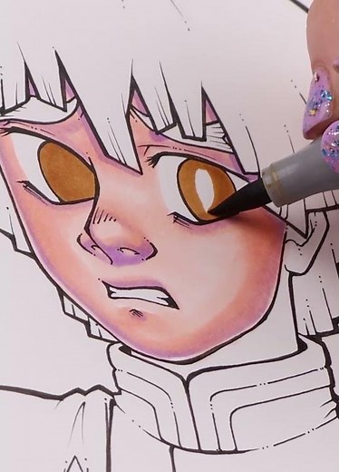 Drawing Zenitsu from Demon Slayer