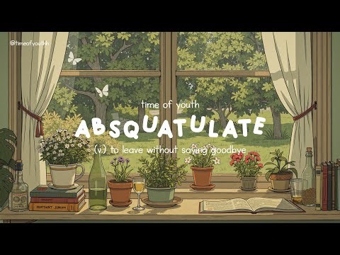 absquatulate: to leave without saying goodbye | a playlist for quiet morning