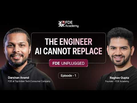 FDE Unplugged Ep. 1 : The Engineer AI Can't Replace | Darshan Anand