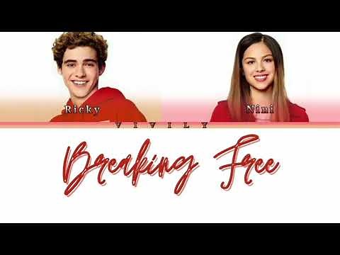 Ricky,Nini - Breaking Free (HSMTMTS) Color Coded Lyrics