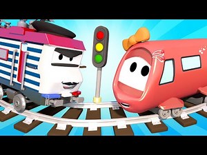 Vláčky pro děti - Dobíjecí vlak - Vláček Troy ve Městě Aut 🚄