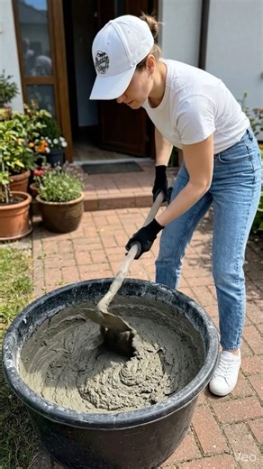 From Wet Cement to Stunning Garden Planter 🌿 | Ultimate DIY Transformation
