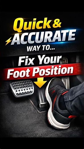 👉 Right Way to Use Brake & Accelerator | Foot Position for Faster Reaction ⚡