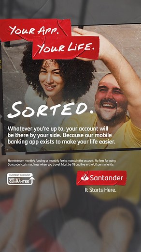 The Santander Everyday Current Account keeps things simple. Spend, send and stay in control, all from your phone with our award-winning app. | Santander UK | Facebook
