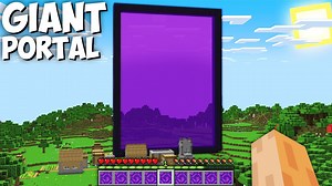most giant nether portal in Minecraft | Yuyu Craft