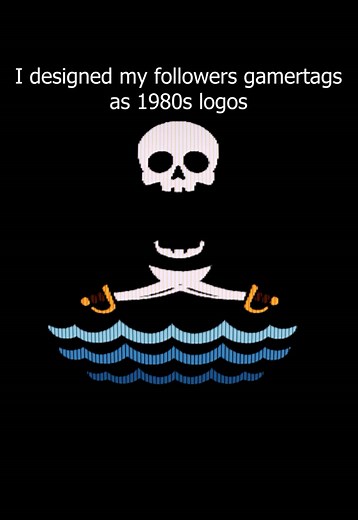 I animated my followers gamertags as #1980s logos! Comment which one is your favorite! #1987 #retro #logos Thanks to @Timo for the help on Spook E Spektr and KingSolidTails!