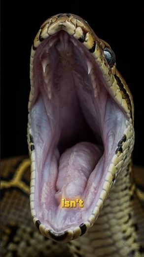 This Snake Can Swallow a Human Whole! 🐍