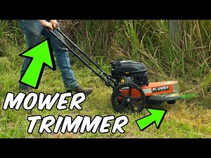 This Lawn Mower Is Also A String Trimmer | DR Power Pilot XT Trimmer Mower Review