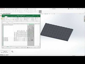Solid works design table4 -- Adding Linear Pattern into Design table