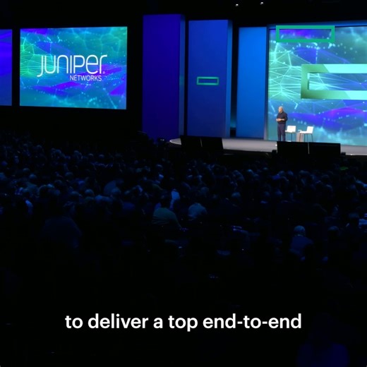 6.4K views · 146 reactions | We live in extraordinary times. With AI exploding and hybrid cloud driving it, we have an unprecedented chance to shape the future. HPE and Juniper Networks combine to pioneer what’s possible. Learn more. https://hpe.to/61884mxpq | Hewlett Packard Enterprise | Facebook