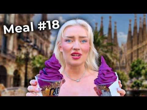 Eating EVERY HOUR for 24h (in Barcelona)