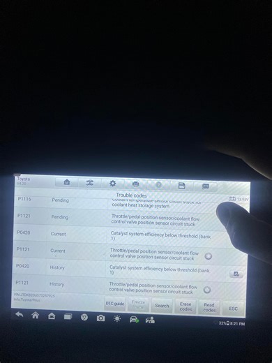 Toyota Prius | what could it be that my 07 Toyota Prius had red triangle on and all lights are on , 12v battery is bad due to reserve capacity but starts up fine and... | Facebook