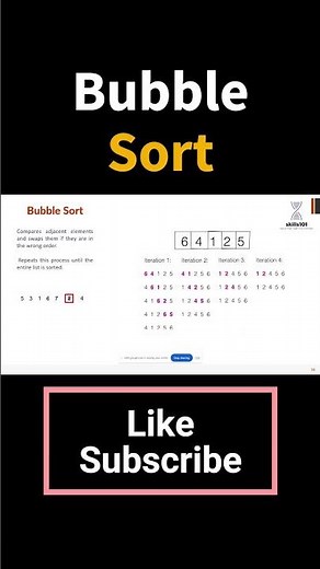 What is Bubble Sort #algorithm