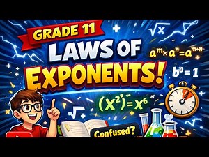 Grade 11 Exponent and Surds| Laws of Exponents