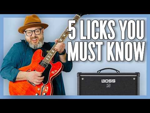 5 Guitar Licks Every Player Must Know (Beginner-Friendly!)