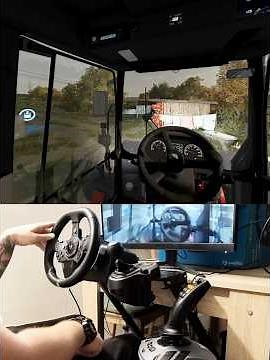 Farming Simulator MTZ 2022 Logitech Steering Wheel Manual Gearbox Thrustmaster Farmstick #dkgc #mtz