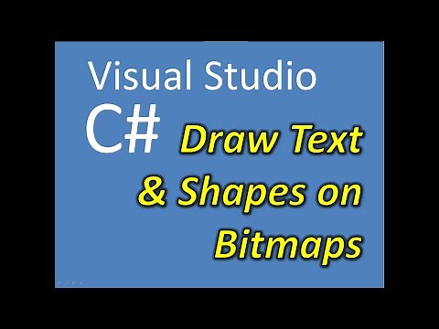C# Visual Studio Draw Text & Shapes on Bitmaps