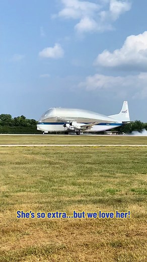 NASA’s Super Guppy has made its way to #OSH23!!