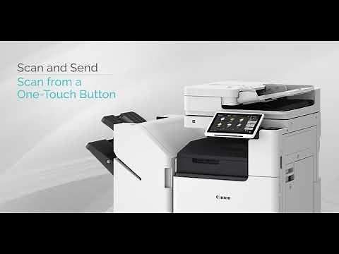 How to Scan from a One-Touch Button on the Canon imageRUNNER ADVANCE DX