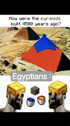 Ancient Egyptians just used a Cobblestone Generator 💦🔥