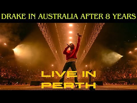 Drake - Australia Tour 2025 | Perth RAC Arena #drake #drakeconcert #drakeliveshow #live #concert