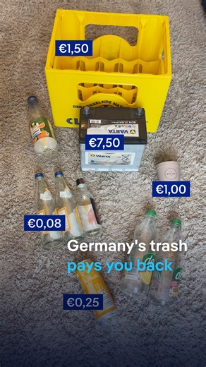 Germany's deposit system turns bottles, cans and even car batteries into cash—and lawmakers are looking into expanding it. | DW Environment