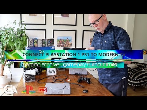 3 Ways To Connect PlayStation 1 PS1 To a Modern TV Smart TV How To Connect Playstation 1 To TV