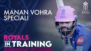 UAE on Manan's mind! 💪 Watch him hit the nets at The Royals Academy. 🏟 #RoyalsFamily | Manan Vohra | Rajasthan Royals