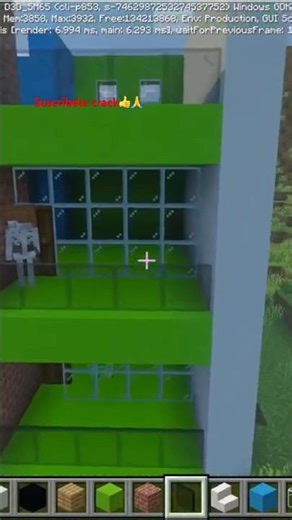 🏙️ Así se ve mi ciudad con dos edificios épicos en Minecraft#minecraft #shortvideo #minecraftshorts