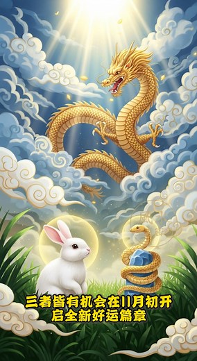 📅【11月8日–11月12日】 这五天，生肖兔、龙、蛇迎来气运反转期！ 有的贵人相助，事业突飞猛进； 有的桃花正旺，感情热度上升； 也有人需谨慎言行，避开小人是非。 这段时间的能量强劲，谁能抓住好运关键？马上看你的五天运势启示！ #11月运势 #生肖运势 #兔龙蛇 #五天运势 #好运转机 #开运提醒 #11月運勢 #生肖運勢 #兔龍蛇 #五天運勢 #好運轉機 #開運提醒 | 风水生肖密码