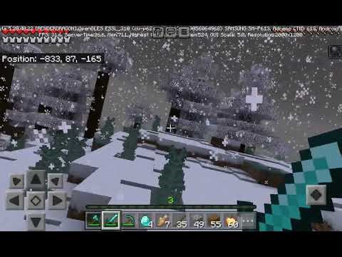 Galaxy Tab S6 Lite Minecraft Gameplay