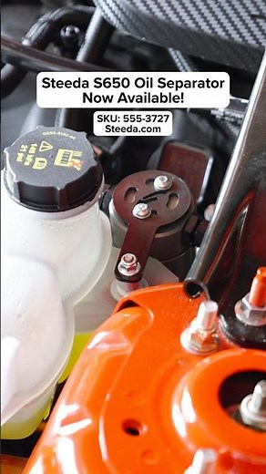 Oil Separator installed on a 2024 Mustang Dark Horse!