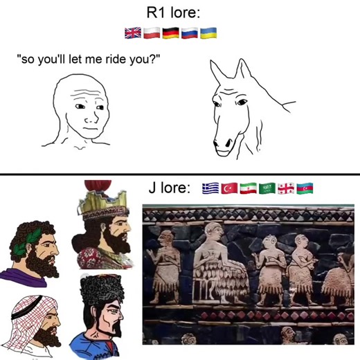 Haplogroup J 🧬 (defined by marker M304) is a major Y-chromosome DNA lineage that originated in the Middle East/West Asia (Caucasus/Iran) and is strongly associated with the spread of Neolithic farming, pastoralism, and later, the expansion of Semitic-speaking peoples. It is primarily divided into two main branches: J1, frequently found in the Arabian Peninsula, North Africa, and the Levant, and J2, prevalent in the Mediterranean, Anatolia, and the Caucasus. #genetics #j2halpogroup #historytok #