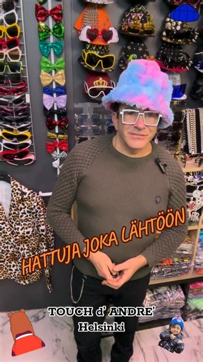 💫✨💫 💫 TOUCH d’ ANDRE’- HATUT JOKA LÄHTÖÖN ! 🥸🥸🥸 SUOMEN SUURIN ERIKOIS MIESTEN VAATEKAUPPA HELSINSINGISSÄ! 😈 LUO OMA TYYLI! 😈 🫵🏽🫵🏽 TUTUSTU LAAJAAN VALIKOIMMAN JUHLAVAATTEIDEN- HELSINKI MYYMÄLÄSSÄ ! #miestenmuoti #miestenvaatteet #naistenvaatteet #fashion #trendy #pikkujoulut #pikkujoulu #bilet #juhlavaatteet #hattu #hat #karvahattu #furhat #touchdandre #instgram #igfashion #itäkeskus #helsinki #finland #suomi #itis #easton | Touch d' André
