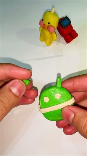 DIY Android Clay Bot! 🤖✨ #clayart #android #diy #handmade #satisfying #crafts #creative