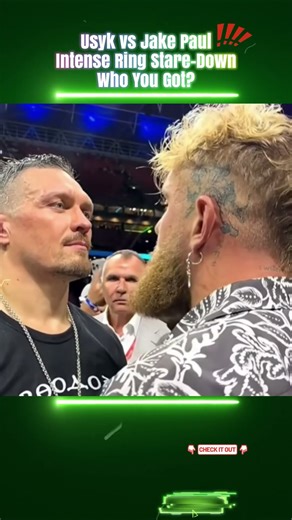 Usyk vs Jake Paul Face-Off! Who Wins This Matchup?