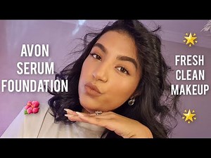 Je teste : AVON SERUM FOUNDATION Tuto/ 🥰 رفيو آفون سيروم فونديشن+ لوك روعة ناعم و نظيف